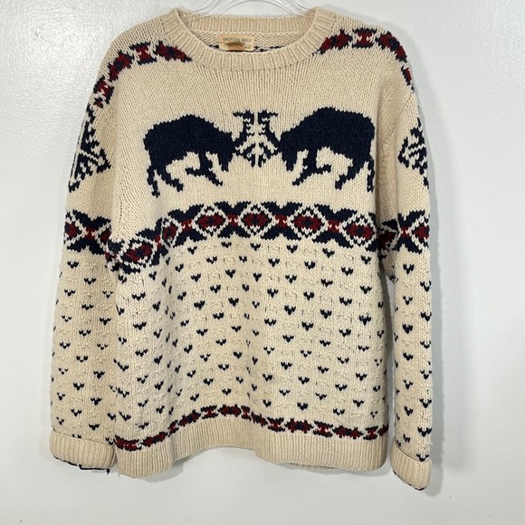 American Eagle Outfitters Other - American‎ Eagle Outfitters Wool Pullover Sweater Men's  XL Beige Nordic